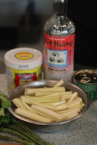 Banana shoot ingredients