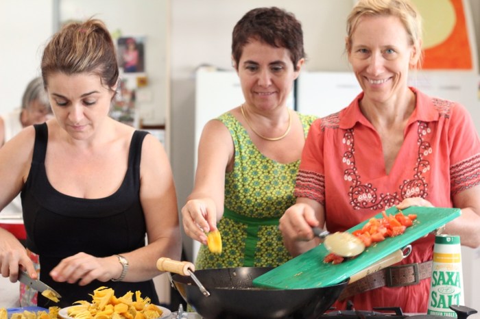 Jackfruit curry cooks